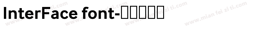 InterFace font字体转换